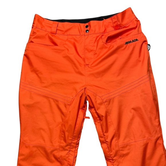 ARMADA Mega Rex 10,000 gm Orange Snow Pants Size XL - Picture 2 of 16